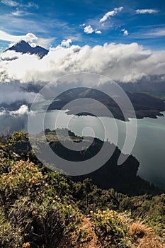 Active Jari Baru Volcano-Mt.Rinjani,Lombok,Asia