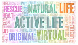 Active Life word cloud