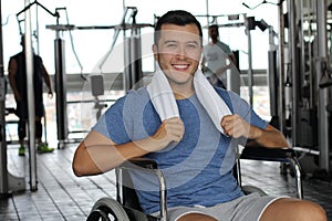 Active man with a disability
