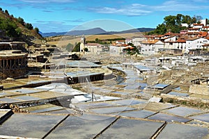 Salt valley of Anana, in Alava, Spain photo