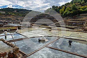 Salt valley of Anana, in Alava, Spain