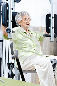 Active senior woman