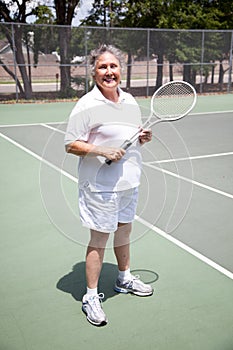 Active Senior Woman - Tennis