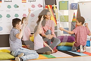 Active students during language course