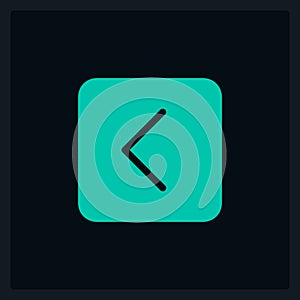 Active undo button UI element template