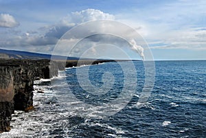 Active Volcano on Big Island