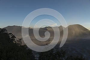 The active volcano Bromo, and the Tengger massif, Indonesia