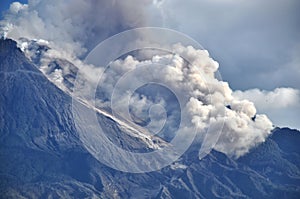 Active Volcano - Central Java - Indonesia