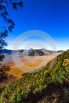 Active Volcano In East Java Indonesia