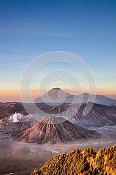 Active Volcano In East Java Indonesia