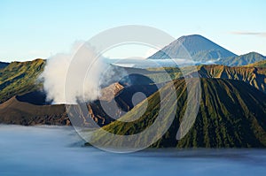Active Volcano - Mount Bromo and Semeru photo