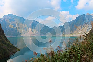 The active volcano Pinatubo and the crater lake, Philippines