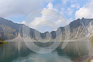 The active volcano Pinatubo and the crater lake, Philippines