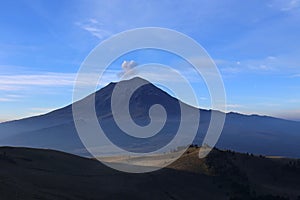 Active Volcano Popocatepetl in Mexico