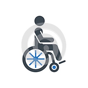 Active Wheelchair User Icon