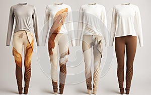 Activewear with Natural Hues on generative ai .