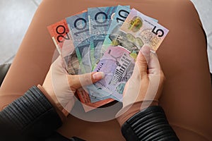 activity in economy and finance with Australia money