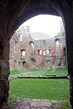 Acton Burnell Castle through Doorway.