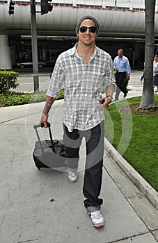 Actor Channing Tatum is seen at LAX