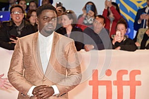 Daniel Kaluuya at premiere of `Widows` at TIFF2018