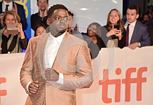 Daniel Kaluuya at premiere of `Widows` at TIFF2018