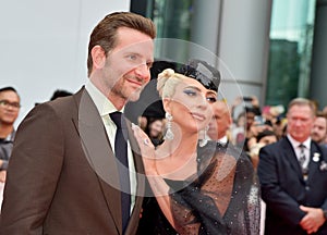 Bradley Cooper and Lady Gaga at premiere of A Star Is Born at Toronto International Film Festival 2018