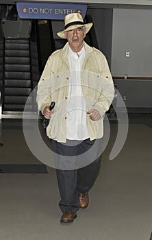 Actor Elliott Gould is seen at LAX