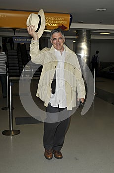 Actor Elliott Gould is seen at LAX