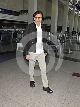 Actor Jeff Goldblum is seen at LAX