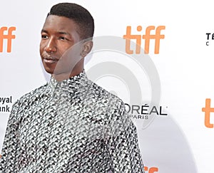 Actor Mamoudou Athie at the `Unicorn Store` premiere at 2017 Toronto International Film Festival