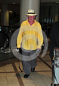 Actor Nick Nolte at LAX airport