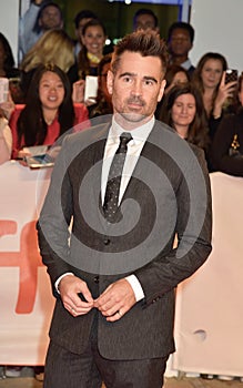 Colin Farrell at the premiere of Widows at Toronto international Film Festiva l2018