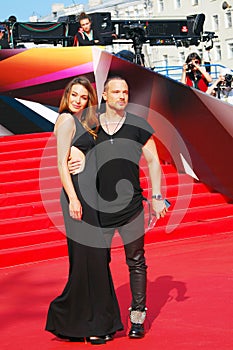 Actors Agnia Ditkovskite at Moscow Film Festival