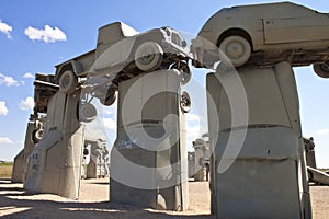 Actraction of carhenge,nebraska usa