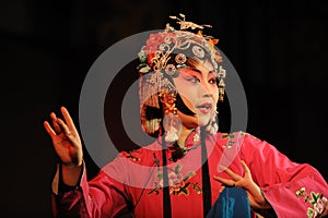 The actress of China opera