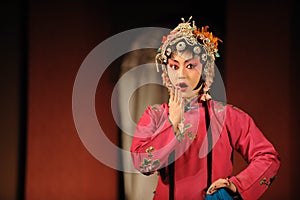 The actress of China opera
