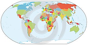 Attuale mappa politica 