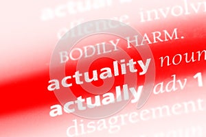actuality
