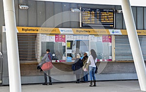 ACTV ticket office in Lido for the waterbus