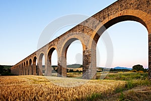 Acueducto in Navarre. Spain photo