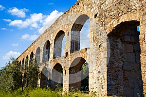 Acueducto San Lazaro in Merida Badajoz aqueduct photo