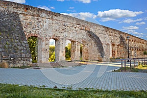 Acueducto San Lazaro in Merida Badajoz aqueduct photo