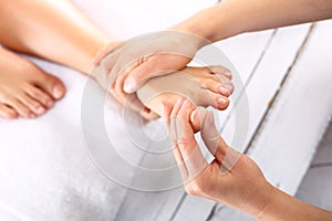 Acupressure, foot massage