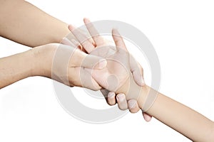 Acupressure hand