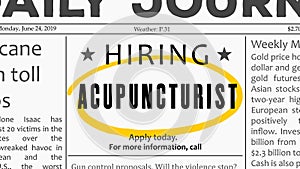 Acupuncturist