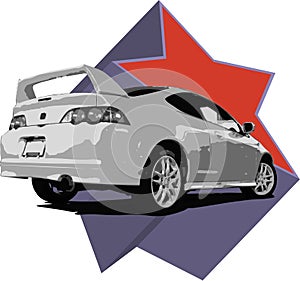 Acura RSX Illustration