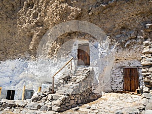 Acusa Seca caves in Grand Canary island, Spain