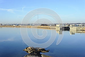 Acushnet River hurricane barrier