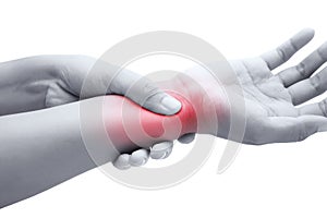 Acute pain in a women wrist