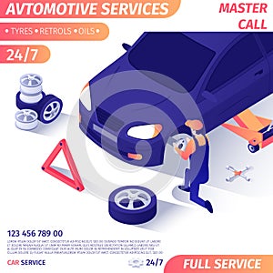 Ad Banner for Master Call for Wheel Replacement